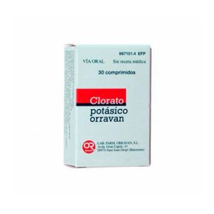 Clorato Potásico Orravan 320 Mg 30 Comprimidos