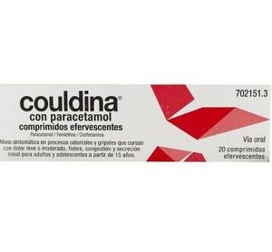 Couldina con Paracetamol 20 Comprimidos Efervescentes