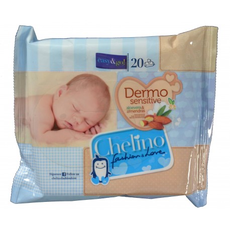 Chelino Toallitas Infantiles Dermo Sensitive 20 Unidades -  Farmaciatorrevieja