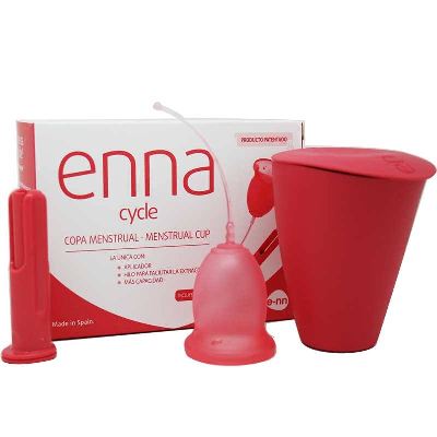 Copa Menstrual Enna Cycle 2 Uds con Aplicador Talla S