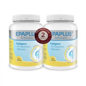 EpaPlus Colageno + Hialuronico + Magnesio Sabor Limón Duplo 2x325 Gr