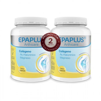EpaPlus Colageno + Hialuronico + Magnesio Sabor Limón Duplo 2x325 Gr