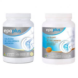 EpaPlus Colageno + Hialuronico + Magnesio Sabor Vainilla Duplo 2x375 Gr