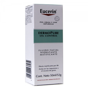 Eucerin Dermo Pure Oil Control Fluido Facial Hidratante Matificante 50 Ml