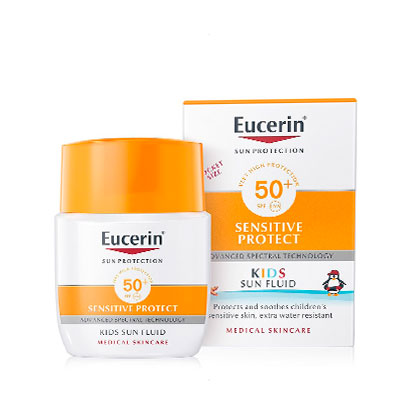 Eucerin Sun Protection Sensitive Kids Fluid 50+