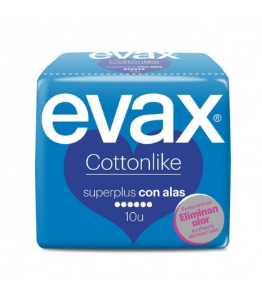 Evax Cottonlike Superplus Alas 10 Compresas