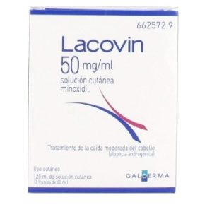 Lacovin 50 Mg/Ml Solución Cutánea Minoxidil 120 Ml