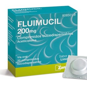 Fluimucil 200 Mg 20 Comprimidos Bucodispersables