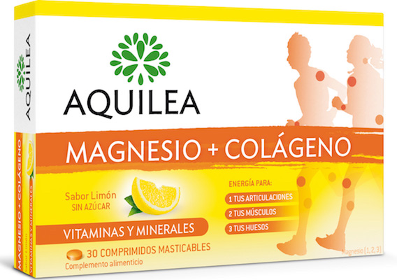 Aquilea Magnesio+Colágeno 30 Comprimidos Masticables