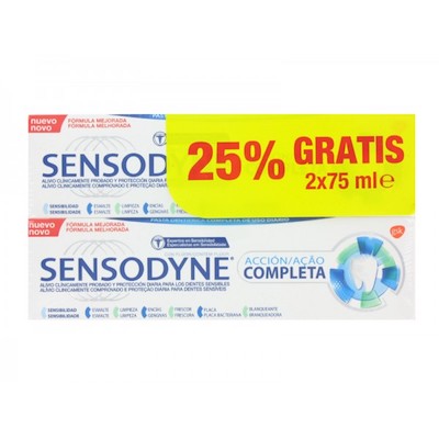 Sensodyne Duplo Acción Completa 2x75 Ml