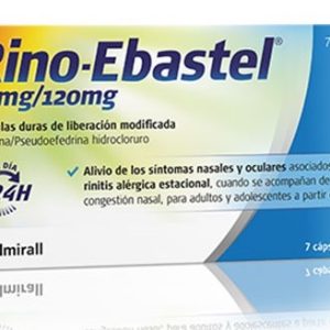 Rino Ebastel 10/120 Mg 7 Cápsulas