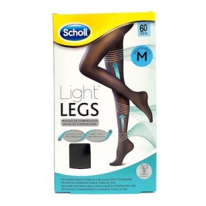 Dr Scholl Medias Light Legs 60 DEN Negro T-M Mejoran la Circulación