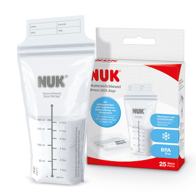 Nuk Bolsas de Leche Materna 25 Unidades
