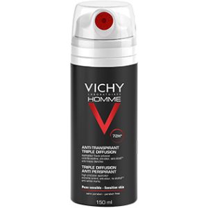 Vichy Homme Desodorante Anti-Transpirante Triple Difusión Spray 150 Ml