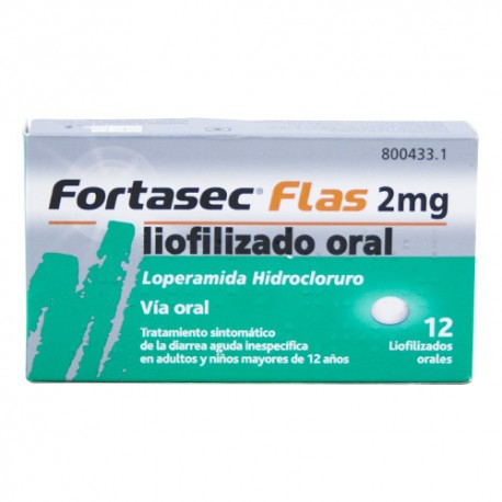 Fortasec Flas 2 Mg 12 Liofilizados Orales