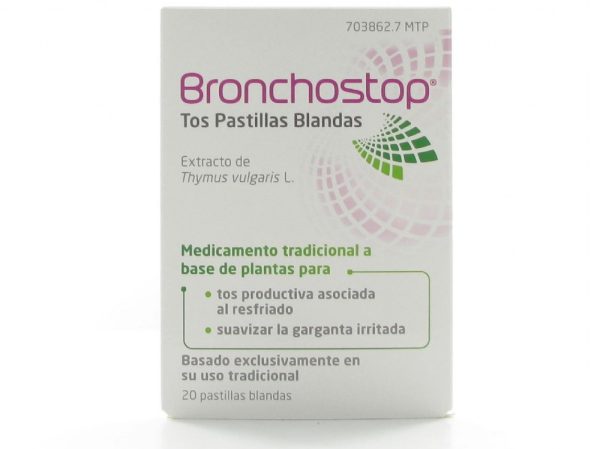 Bronchostop Tos 20 Pastillas Blandas para Chupar