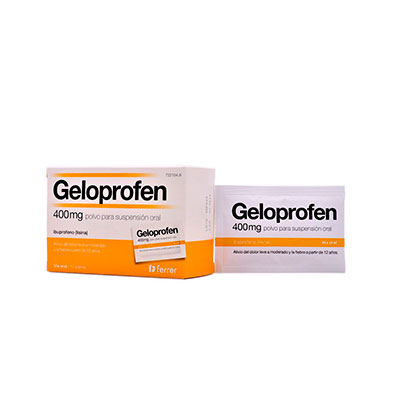 Geloprofen 400Mg 12 Sobres Suspensión Oral