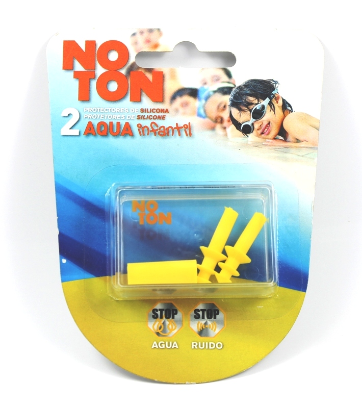 Noton Tapones de Silicona para Oidos Agua Infantil 2 Unidades 1 Noton Tapones de Silicona para Oidos Agua Infantil 2 Unidades