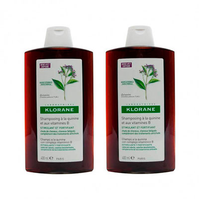 Klorane Champú A La Quinina 2x400Ml