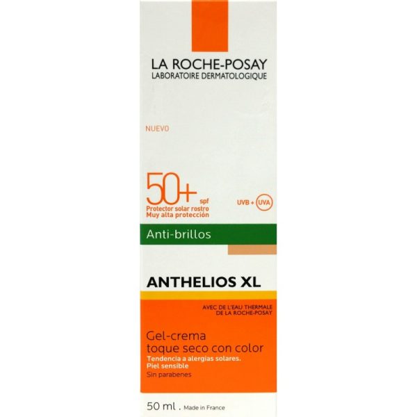 La Roche Posay Anthelios Xl 50+ Gel Crema Toque Seco con Color 50 Ml