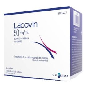 Lacovin 50 Mg/Ml Solución Cutánea Minoxidil 180 Ml