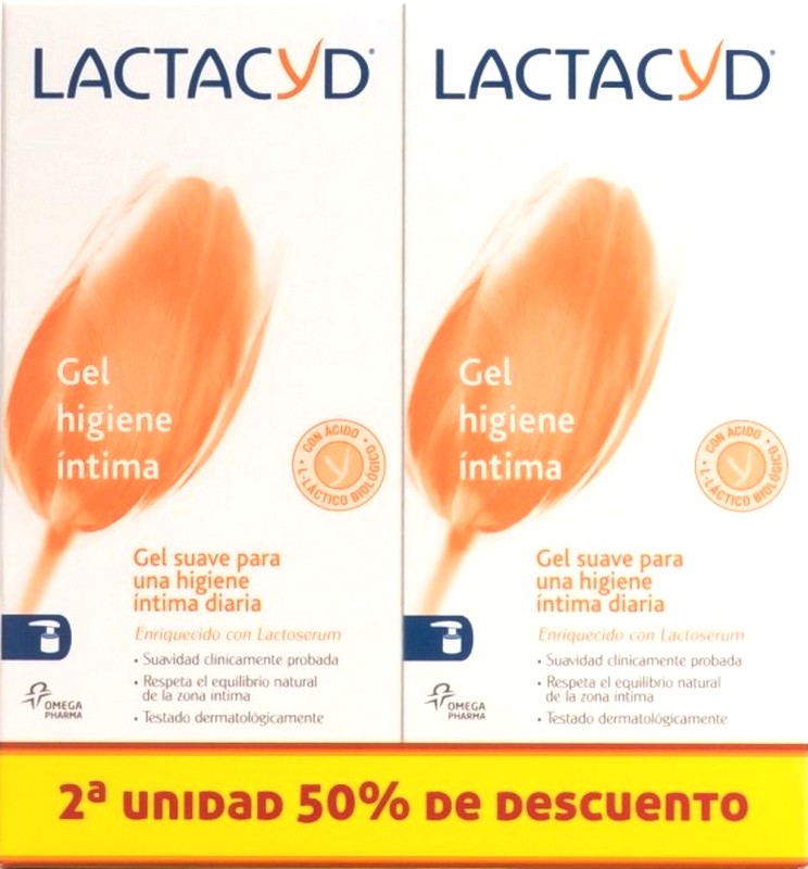 Lactacyd Gel Higiene Íntima 2x200 Ml