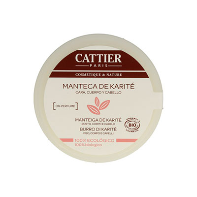 Cattier Manteca De Karité Cara, Cuerpo Y Cabello 100G