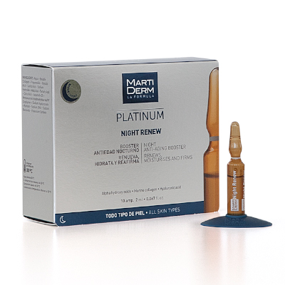 Martiderm Platinum Night Renew 10 Ampollas