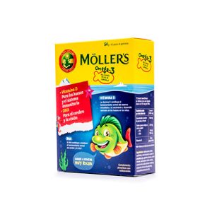 Moller's Omega-3 45 Gominolas