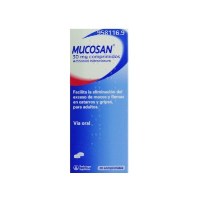 Mucosan 30 Mg 20 Comprimidos 1 Mucosan 30 Mg 20 Comprimidos