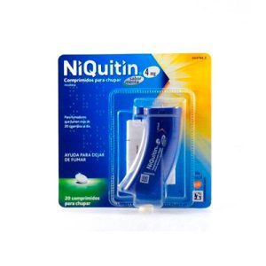 Niquitin 4 Mg 20 Comprimidos para Chupar Sabor Menta