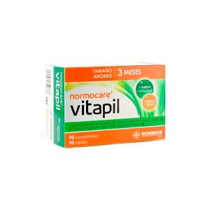 Normocare Vitapil 90 Comprimidos Tamaño 3 Meses