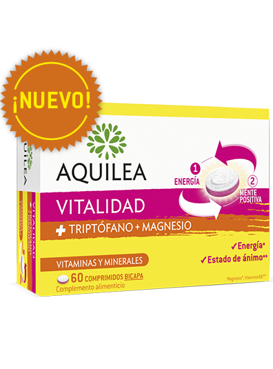 Aquilea Vitalidad Triptófano + Magnesio 60 Comprimidos Bicapa