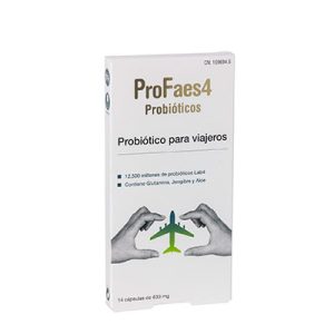 Profaes4 Probiótico para Viajeros 14 Cápsulas
