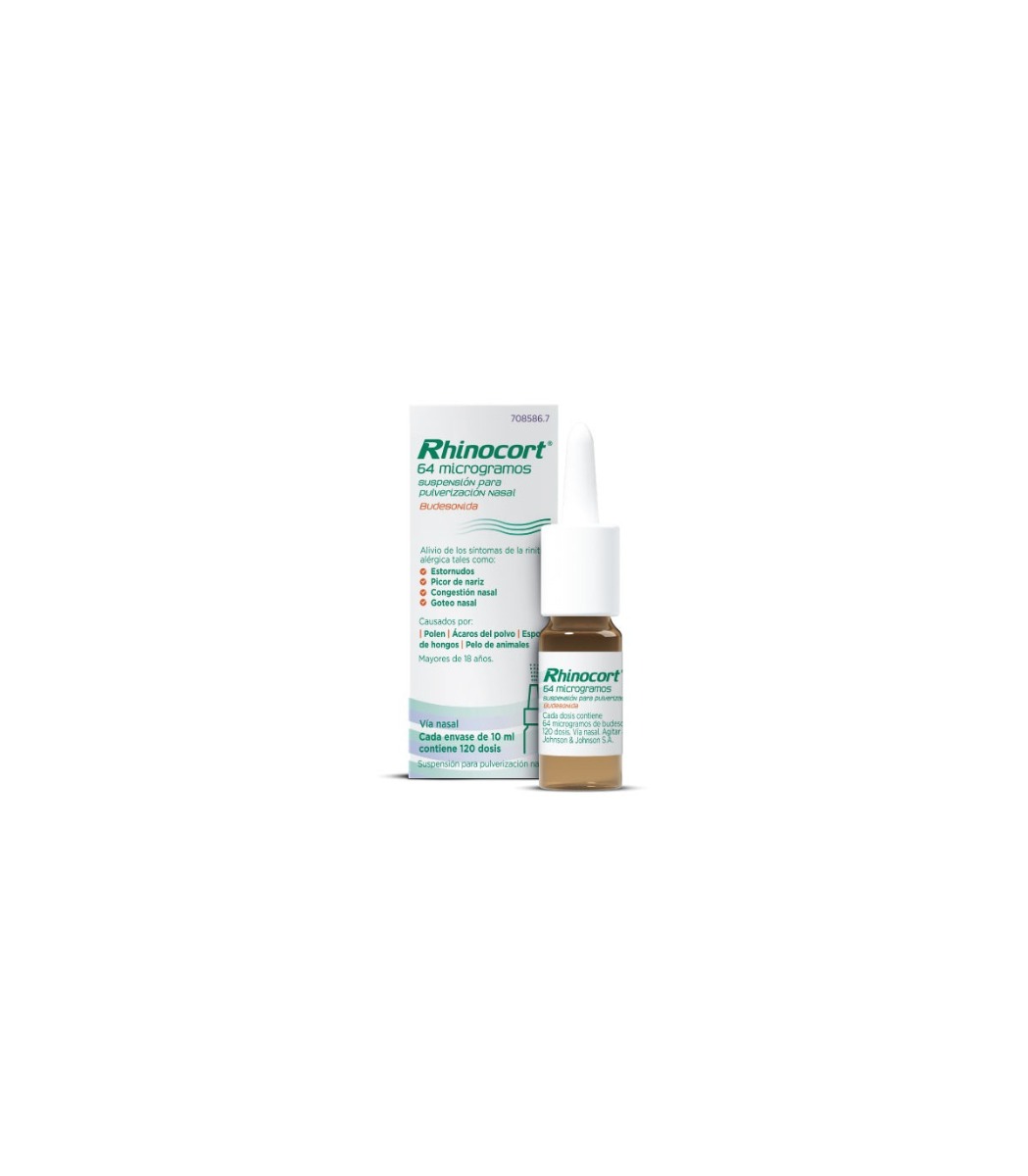 Rhinocort 65Mcg por Pulsación Nebulizador Nasal 120 Dosis