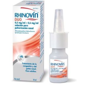 Rhinovin Duo Solución para Pulverización Nasal 10 Ml