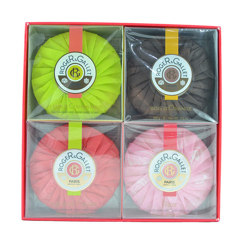 Roger & Gallet Cofre de Navidad Jabones Best Seller 4 Unidades 100gr