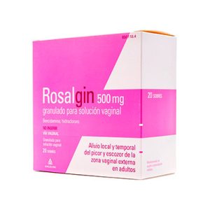 Rosalgin 500 Mg Granulado para Solución Vaginal 20 Sobres