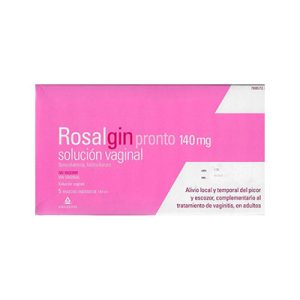 Rosalgin Pronto Solución Vaginal 5 Frascos Monodosis