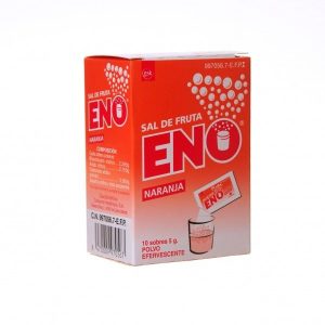 Sal de Fruta Eno Sabor Naranja 10 Sobres
