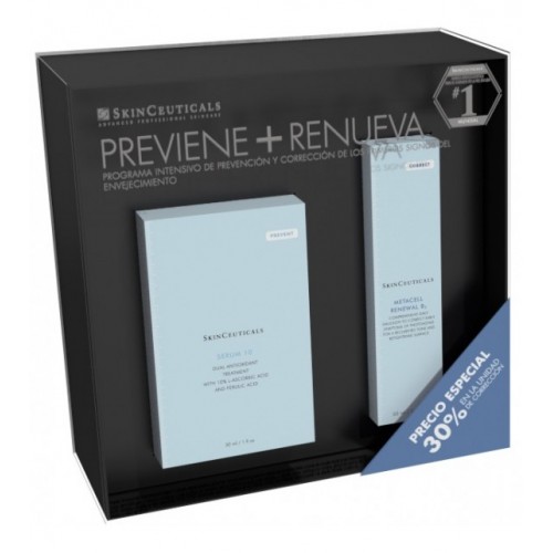 Skinceuticals Cofre Sérum 10 30 Ml + Metacell Renewal B3 50 Ml