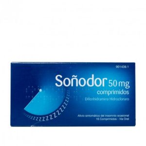 Soñodor 50 Mg 16 Comprimidos