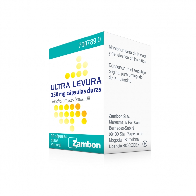 Ultra-Levura 250 Mg 20 Cápsulas