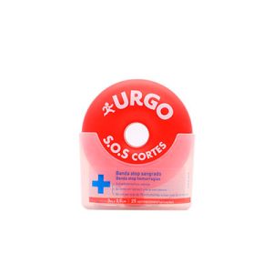 Urgo SOS Cortes Banda Stop Sangrado 3 m x2,5 cm