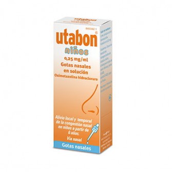 Utabon Niños 0,25 Mg/ml Gotas Nasales 15ml