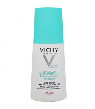 Vichy Desodorante Frescor Extremo Vaporizador sin Gas 100 Ml 1 Vichy Desodorante Frescor Extremo Vaporizador sin Gas 100 Ml