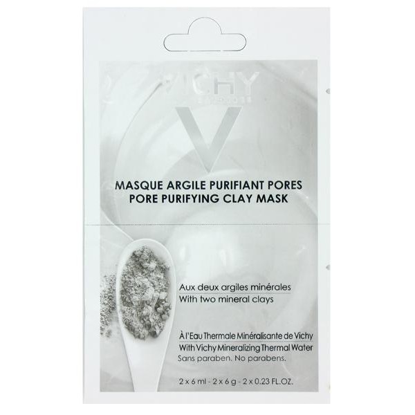Vichy Mascarilla Purificante Arcilla 2 x 6 Gr