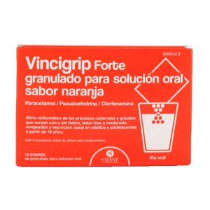 Vincigrip "Forte" Granulado Solucion 10 Sobres Naranja