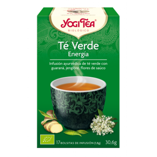 Yogi Tea Té Verde Energía 17 Bolsitas
