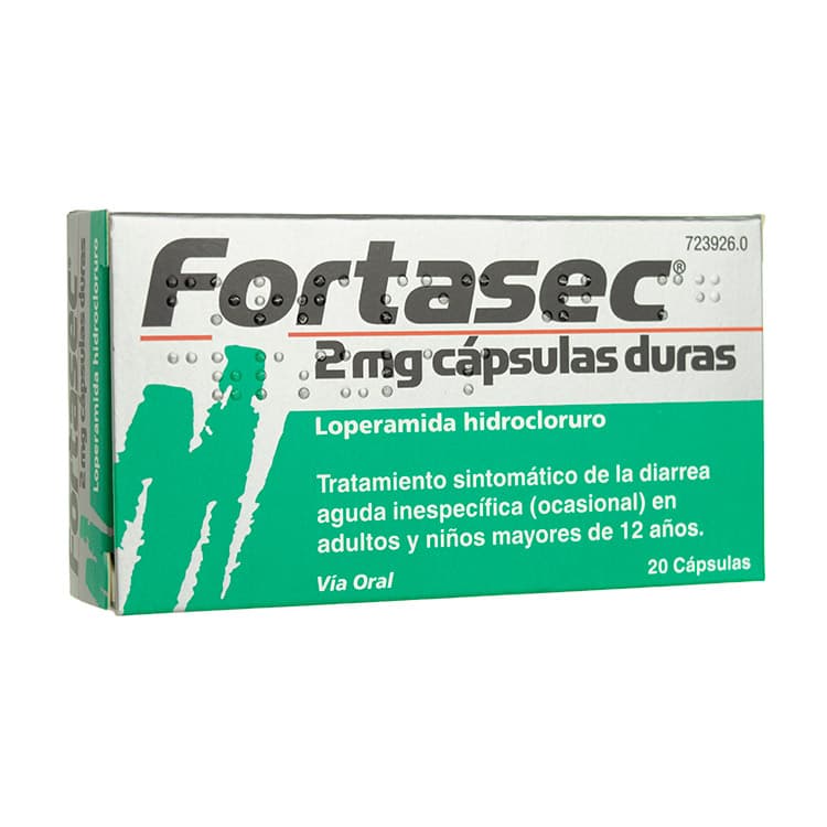 FORTASEC 2 MG 20 CAPSULAS